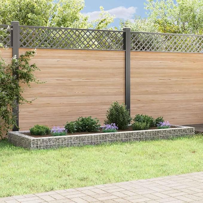 Galvanized Steel Raised Garden Bed Large 118.1 x 39.4 x 7.9 in Silver Weathered Outdoor Planter Box for Vegetables Flowers Herbs Patio Backyard