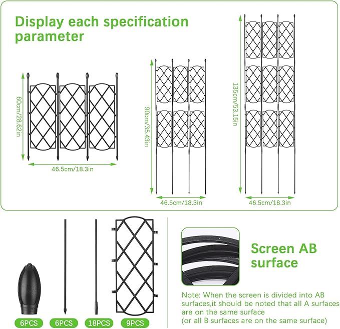 Plant Climbing Support Garden Trellis Rack Trellis Decorative Garden Trellis Metal Support Wire Climbing Plants Vines Flowers Rack for Climbing Vines Flower(#1)
