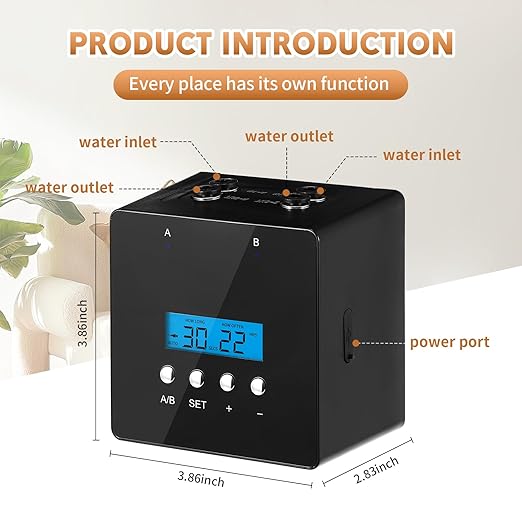 Indoor Plant Watering syste with 30-Day TimerSelf Watering Driplrrigation Kit with Timer Automatic Watering SystemAdjustableNozzles for 20 Plants 2 p