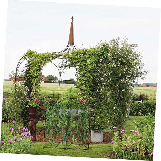 2Pcs Durable Garden Trellis for Climbing Plants Flower Support Rack for Outdoor Vegetable and Vine Growth Each for Patios and Lawns