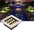 Outdoor Buried Lights - Ground LED Landscape Lamp IP67 Waterproof Recessed Spotlight 12V Low Voltage Well Lights for Yard Deck Garden Lawn Patio Lighting(Blue Light3 W)