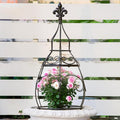 29-Inch Garden Trellis Obelisk - Durable Metal Support for Indoor &amp Outdoor Climbing Plants Perfect for Vertical Gardening &amp Potted Plants Stylish Design for Home and Garden
