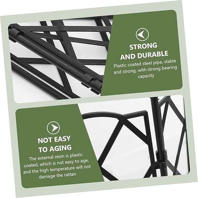 Metal Garden Trellis Climbing Plant Support Rack for Vines Roses Peas Sturdy Outdoor Patio Plant Growth Support Frame for Lawn Courtyard Gardening