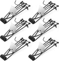 6 Pack Mole Gopher Trap Outdoor Metal Tactical Rat Vole Traps Outdoor Reusable Gopher Killer Keep Moles Out of Yard Lawn Garden Black