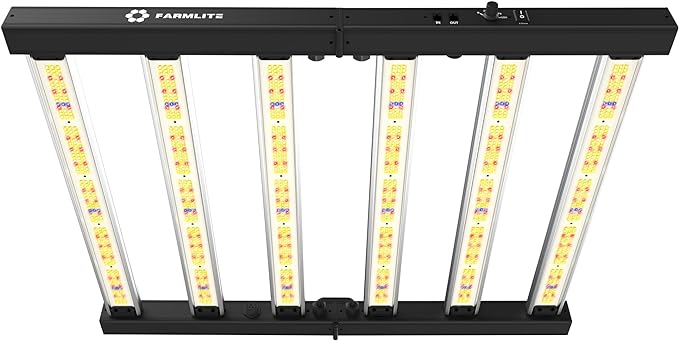 FARMLITE Grow Light LED Grow Lights for Indoor Plants Full Spectrum Growing Light Plant Hanging Growing Lamps Seedling Daisy Chain Dimmable Board 4x4ft Coverage
