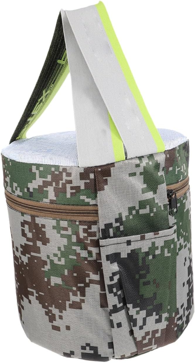 Portable Lightweight Foam Garden Stool with Pocket 25cm High Small Outdoor Workseat for Gardening Camping Fishing and Field Tasks Random Style