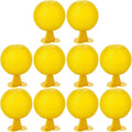 Qualirey 10 Set Fruit Fly Sticky Trap Balls Fungus Gnat Killer Bug Catcher Gnat Trap Insect Traps Indoor Outdoor Plant Fly Sticky Traps Ball for Fungus Plants(Yellow)