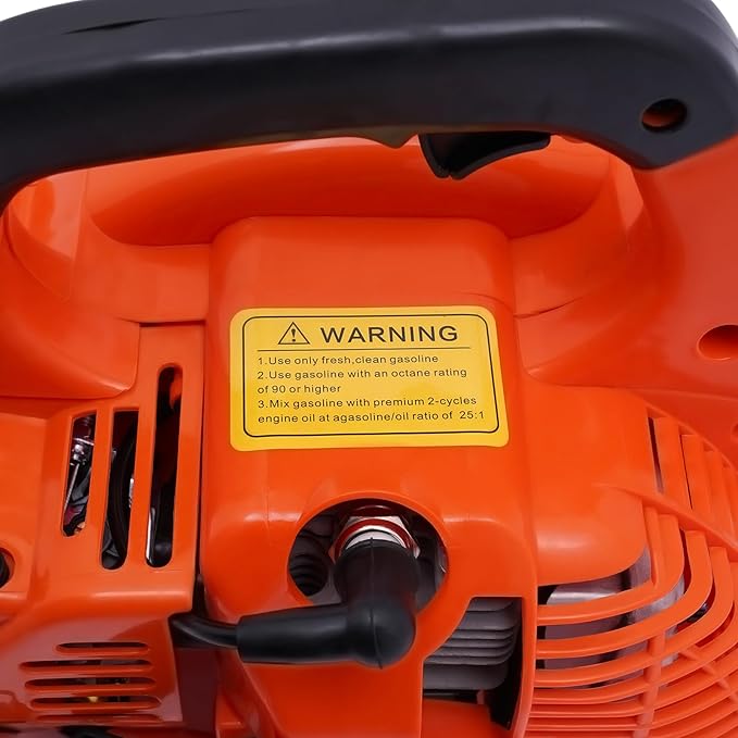 25.4cc 2-Stroke Gasoline Leaf Blower 4.59ft³/h Decks Portable Gas Leaf Blower with High Performance Cordless Handheld Blower for Lawn Care Yard Cleanup and Outdoor Maintenance