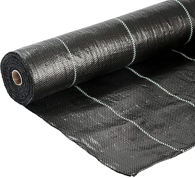 Heavy Duty Weed Control Fabric - U-V Stabilized Ground Cloth for Garden &amp Landscaping 40cm Wide(0.5mx140m)
