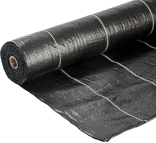 Heavy Duty Weed Control Fabric - U-V Stabilized Ground Cloth for Garden and Landscaping(0.5mx60m)