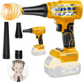 Electric Cordless Leaf Blower Dust Blower for DEWALT 20V Battery 140000 RPM Brushless High-Speed Motor Handheld Jet Fan Air Blower for Patio Cleaning Lawn CareBlowing Leaves and Dust -Tool only