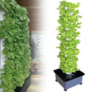 Hydroponic Tower Growing Sytem Indoor Grow System with Hydrating Pump and Timer Soilless Cultivation Grow Tower 15 Floors 45 Plants Sites Aeroponics Growing Kit