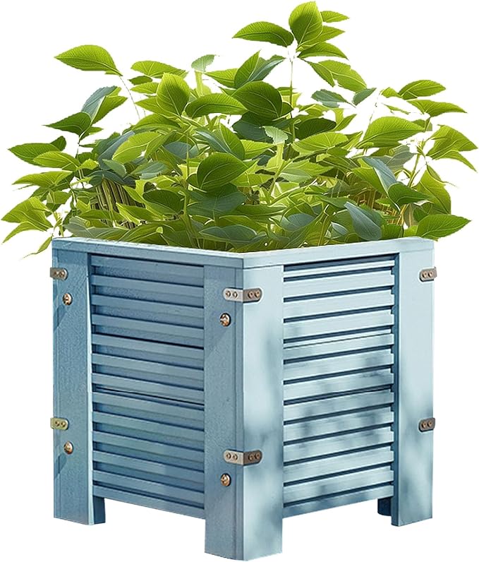 Wooden Garden Bed Planter Garden Boxes Outdoor Deep Root Planter Raised Bed for Vegetables Flowers Herbs