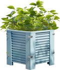Wooden Garden Bed Planter Garden Boxes Outdoor Deep Root Planter Raised Bed for Vegetables Flowers Herbs