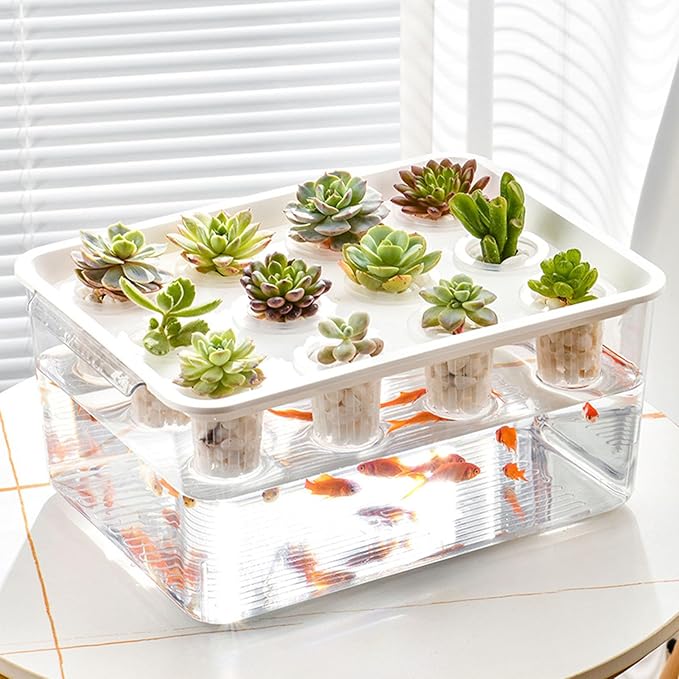 Modern Hydroponic Growing Setup Container Featuring Viewing Window for Home Vegetables Plant Progress Plant Growing Greenhouse Container