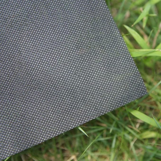 CHALKE Heavy Duty Mulch Breathable Membrane Weed Control Ground Weed Barrier Fabric Agriculture Greenhouse Garden Landscape Black 1.5 X 1/1 X 20 Meter (Color : 1 X 20 Meter)