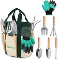 Gardening Hand Tools with Durable Garden Tools Bag and Rust-Proof Stainless Steel Garden Tools Set7pcs Gardening Gifts for Women and Gardeners