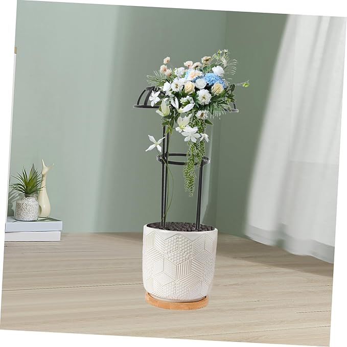Garden Trellis Climbing Frame for Plants Metal Support Structure for Vines Potted Plant Accessories Decorative Iron Design for Use