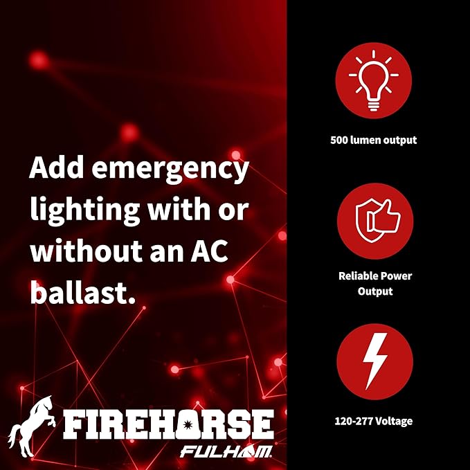Fulham FH7-UNV-500L-CEC FireHorse 7 - Emergency Ballast - Universal Voltage - 500 Initial Lumen Output White
