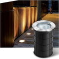 Landscape Lights - Outdoor Buried Lights IP67 Waterproof Round Spotlight Adjustable Angle Underground Light COB Garden Floor Lamp Outdoor Lighting for Illuminat15W Warm White Light(24v)
