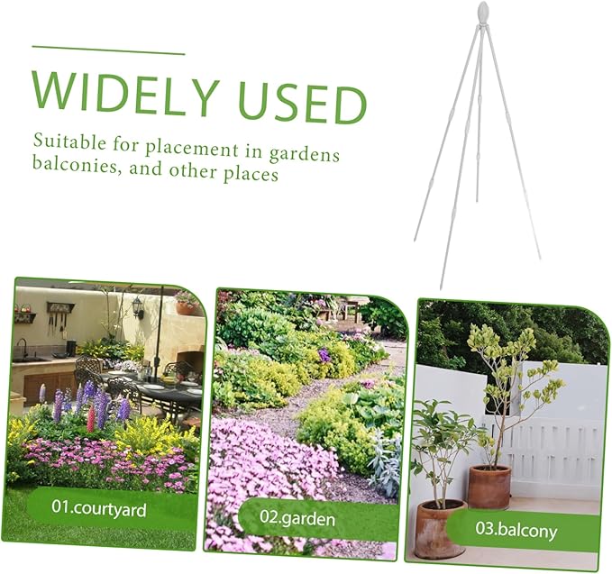 Garden Trellis for Climbing Plants Outdoor Plant Support Legged Design for Vines and Flowers Easy Shape and Use