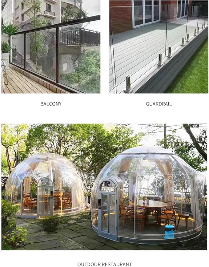 Polycarbonate Plastic Sheet Clear Pergola Roofing Canopy Cover Greenhouse PC Endurance roof Board Easy to Cut &amp Bend Waterproof Panels Easy to Bend &amp CutCustom ( Color : 1mm  Size : W1.2
