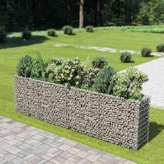 Galvanized Steel Raised Garden Bed 141.7x141.7x39.4 in Silver Large Outdoor Planter with 3086 lb Load for Patio Lawn &amp Urban Garden Spaces