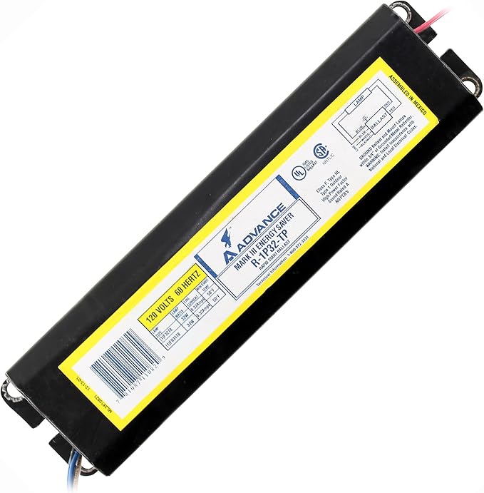 Advance R-1P32-TP Mark3 Fluorescent Ballast 1-Lamp F32T8 32W T8 120V