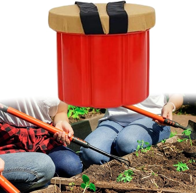 Portable Garden Work Stool with Comfortable Seating Height 20cm