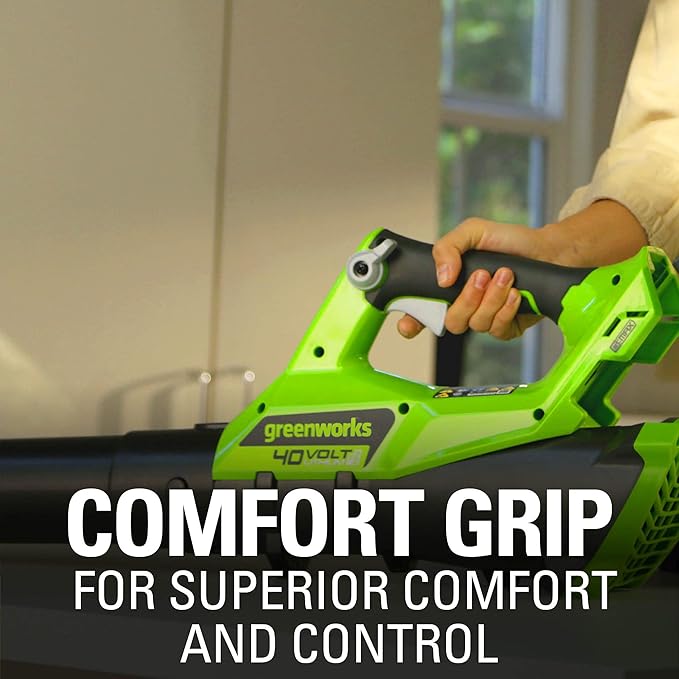 Greenworks 40V (110 MPH / 390 CFM) Cordless Axial Blower 2.5Ah Battery and Charger Included