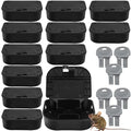 12-Pack Small Mouse Bait Stations with 6 Keys Used with Bait Blocks Discreet Mouse Bait Stations
