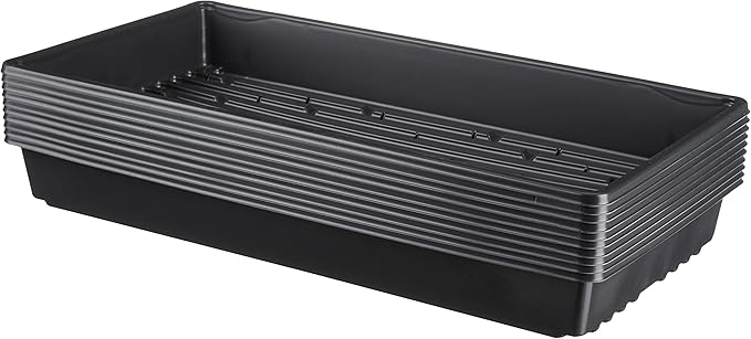 1020 Plant Trays with Holes 10 Pack