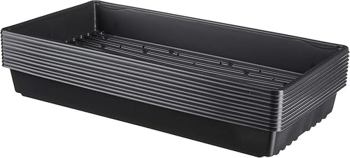 1020 Plant Trays with Holes 10 Pack
