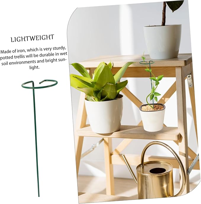 POPETPOP 5pcs Plant Trellis Climbing Support for Garden Plant Frame for Support Structure for Patio Lawn and Courtyard Use