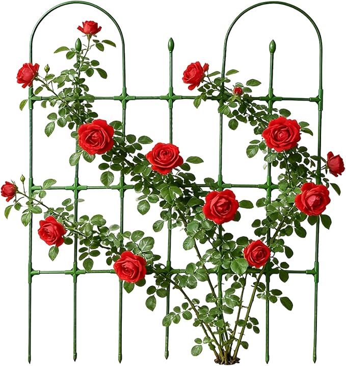 Garden Trellis for Climbing Plants - 35.43x47.24 inches Adjustable Grid - Plant Trellis Outdoor | for Rose Vine Cucumber Vegetable Flower Tomato Grape Bean Fruit Backyard