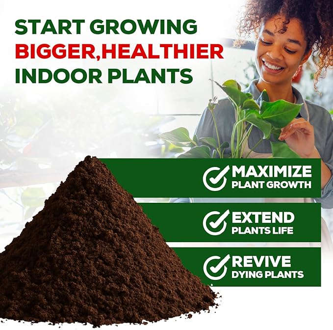 Organic Potting Soil for Indoor Plants. Boost House Plant Growth for Monstera Fiddle Leaf Money Tree Pothos Snake Plant Aroid Flowers Herbs Veggies &amp More Smart Grower 3 LB Ready to Plan