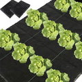 MOTUZP 4Pcs Garden Weed Barrier Landscape Fabric with 3'' Planting Holes 3.3 Ft X 11.8 Ft Heavy-Duty Weed Block Gardening Mat Soil Erosion Control and UV Stabilized