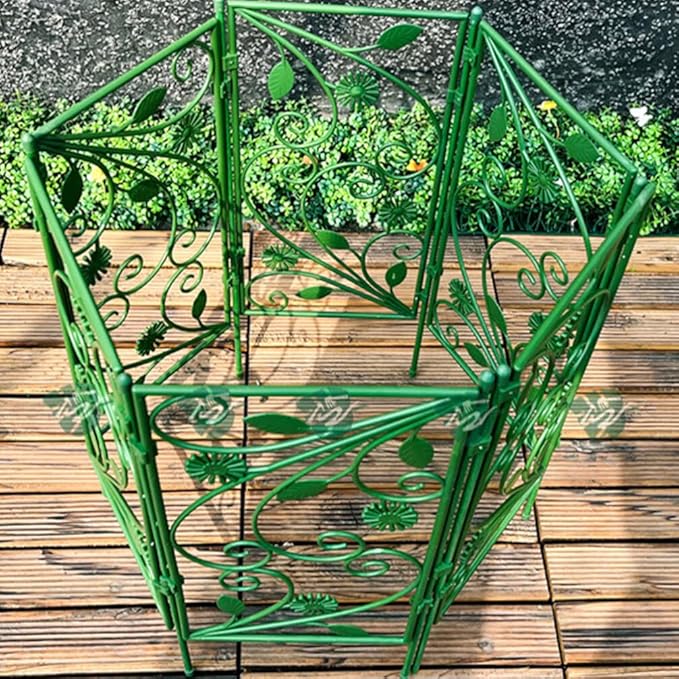 Yardwe 6pcs Garden Trellis Plant Climbing Support for Indoor Potted Plants Vertical Rack for Peas Roses Morning Glories Outdoor Indoor Use