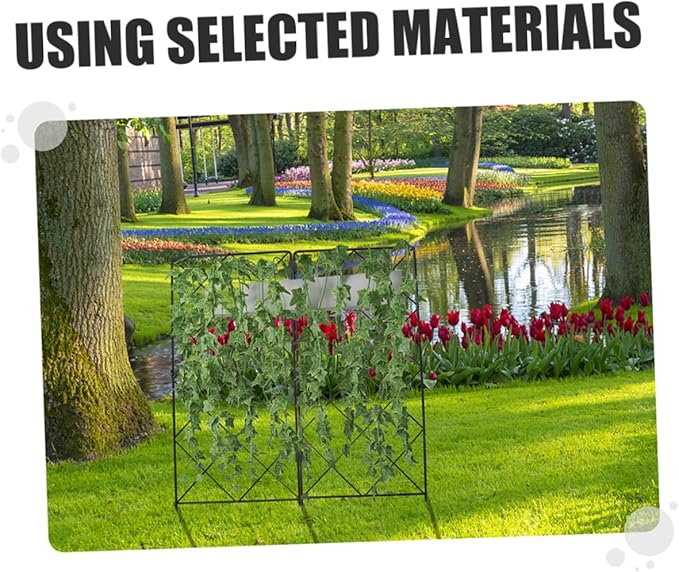 SUPVOX 2pcs Garden Trellis Support Bracket for Climbing Plants Gardening Supplies Plant Pole Rack Outdoor Indoor Raspberry Trellis