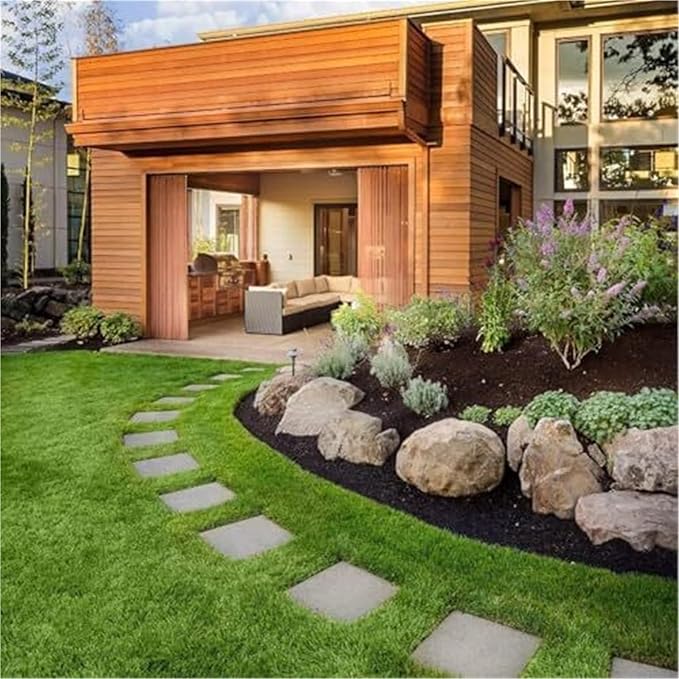 Landscape FabricGeotextile Landscape Outdoor Weed Control Membrane Landscape Ground Cover Membrane(1.2x60m(4x200ft))