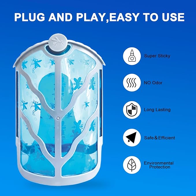BAIMNOCM 40 Pack Cartridge Refill Compatible with Flying Insect Trap Refill M364 M364A and Max Indoor Use