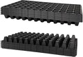 72 Cell Seed Trays Thick Durable 72 Cell Plug Tray Seedling Plastic Nursery Tray for 1020 Flat Germination (10-Pack 21×11 1.81 Height Low)