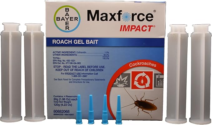 Bayer - Maxforce Impact 4 Tips 4 plungers 4 reservoirs