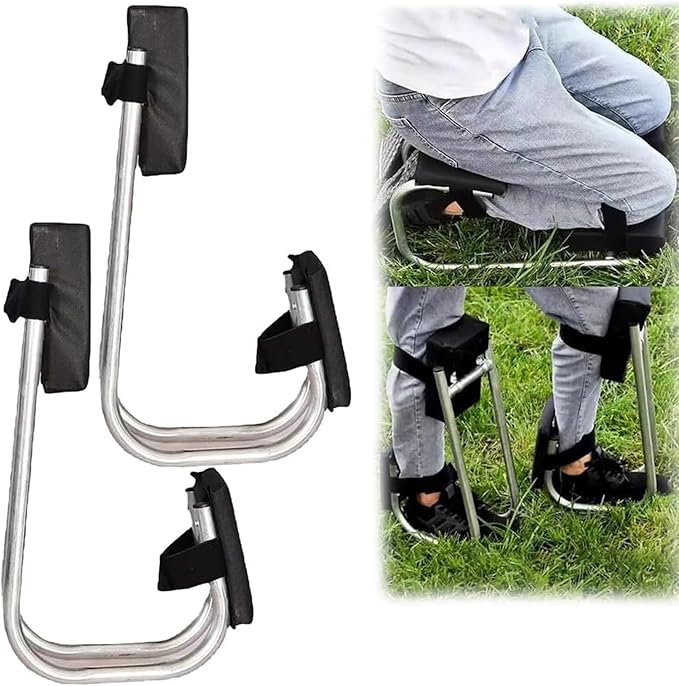 Knee Seat for Gardening 2024 New Knee Seat Leg Brace for Gardening Knee Seat for Garden One Leg Protecting Knees Seat for Farm Work(2*Black)