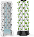 Hydroponic Cultivation Systems of 48/64/80 Holes with Automatic Irrigation Vertical Cultivation Tower for Interior Gardening Cultivates Fruits and Vegetables