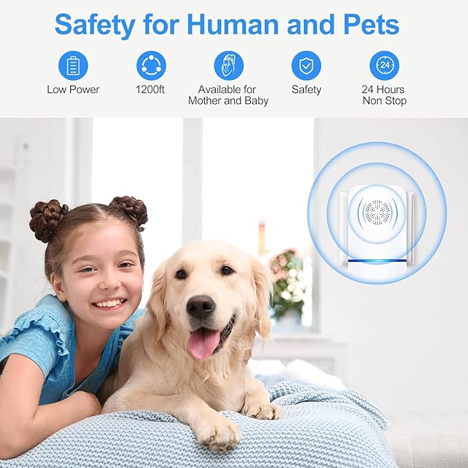 Ultrasonic Pest Repeller 6 Packs Pest Repellent Ultrasonic Plug in Indoor Pest Control for Insect Mouse Spider Ant Bug Roach Repellent Indoor for Home Garage Warehouse Office Hotel