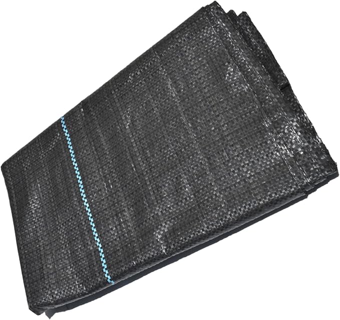 Garden Weed Barrier Landscape Fabric 5FT x 16FT Heavy Duty Cloth Weed Block Gardening Mat Polypropylene Woven Ground Cover for Flower Bed Driveway Landscaping Gardening Outdoor Projects