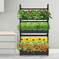 Vertical Indoor Garden with Grow Light Garden Hydroponics Growing System Kit Energy-Saving Two-Color Lamp Beads Automated Management for Vegetable Fruit Herb