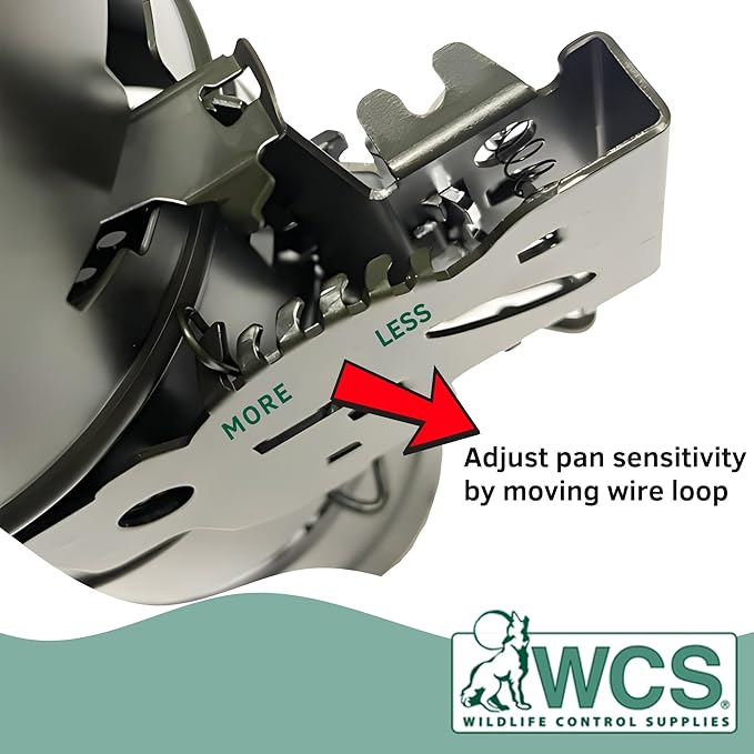WCS Easy Set Tube Squirrel Trap 15 Rust-Resistant Steel Tunnel Trap with Safety Latch &amp 5 Tension Settings Targets Chipmunks &amp Small Rodents for Yards &amp Gardens