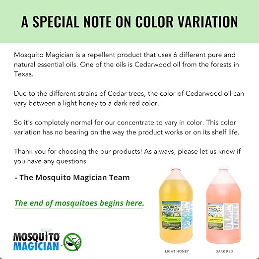 Mosquito Magician Ready to Use Liquid Solution – Kills Mosquitoes Fleas &amp Fire Ants – Use with Mosquito Foggers Sprayers &amp Misting Systems – Pet &amp Yard Safe for Lawns Patios Outdoors